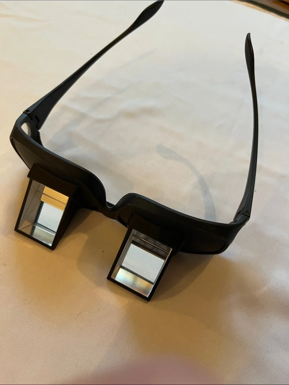 Prism glasses - read in bed, watch TV, perfect for neck injuries whiplash